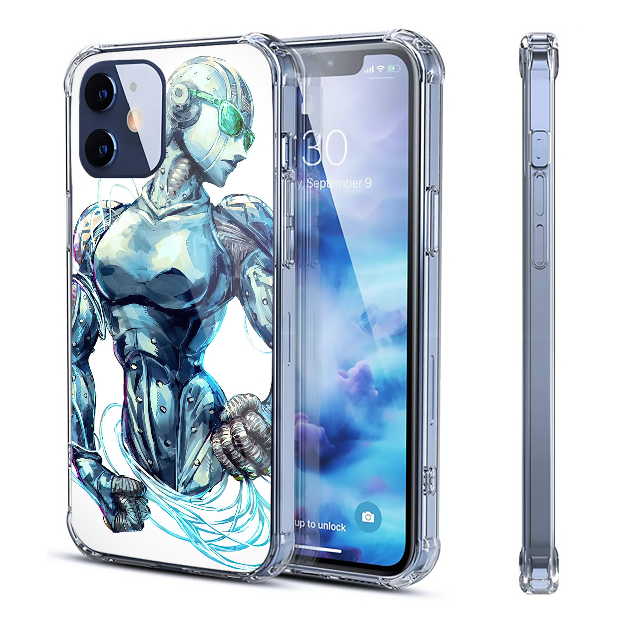 （画像用） ジョジョの奇妙な冒険 JoJo's Bizarre Adventure 【iPhone 12シリーズ対応】透明スマホケース（クリアソフトケース）